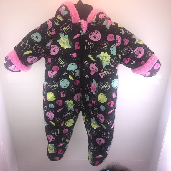 S. Rothschild Hooded Printed Footed Snow Suit - Picture 4 of 7